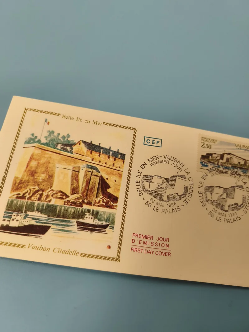 Enveloppe FDC Belle Île en Mer Vauban Citadelle premier jour émission 1984
