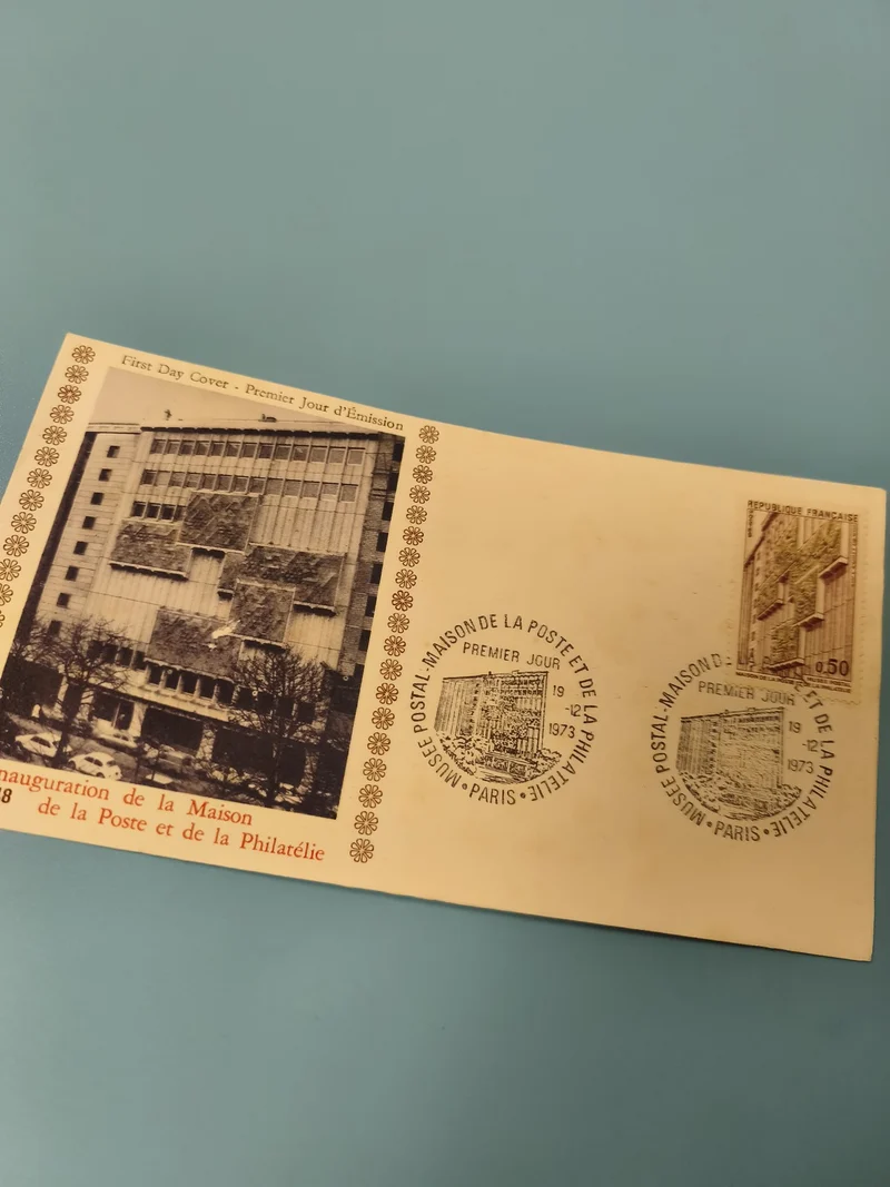 Enveloppe FDC Premier Jour d?Émission Maison de la Poste Paris affranchie