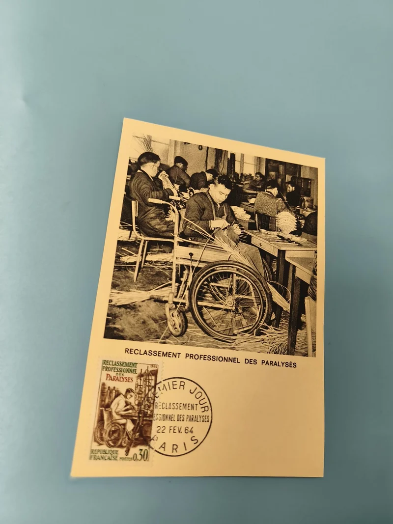 Enveloppe FDC Premier Jour Reclassement Professionnel des Paralysés 1964 Paris