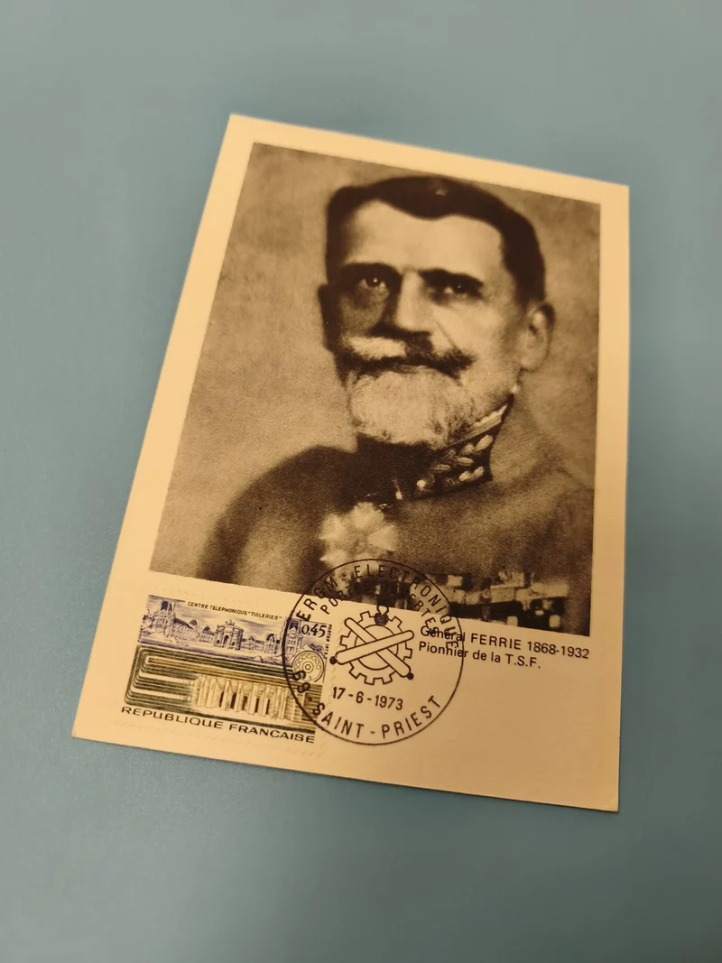 Enveloppe premier jour d?émission FDC Général Ferrié 1973 oblitérée France
