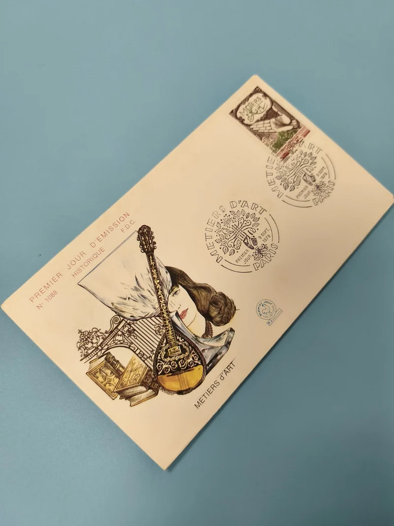 Enveloppe premier jour d?émission FDC Métiers d?Art illustration musique Ref 11