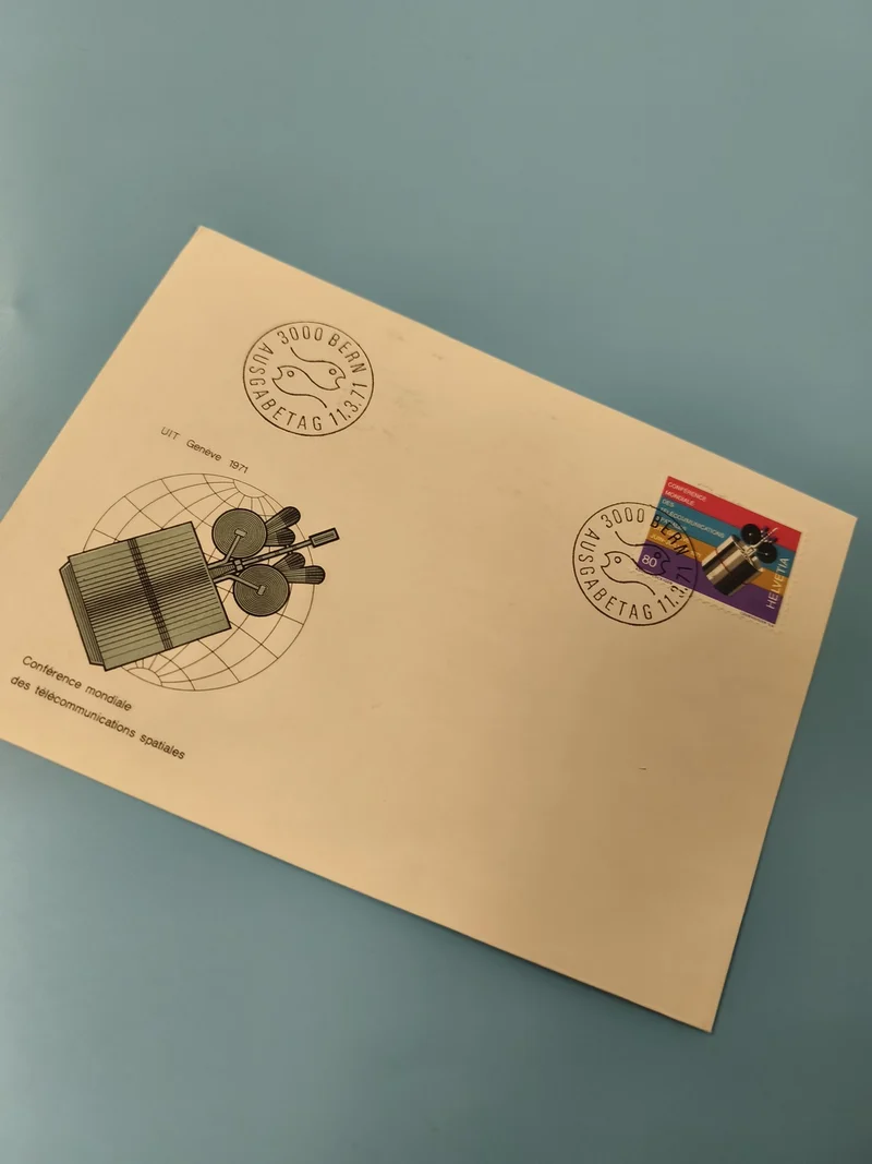 Enveloppe FDC premier jour d?émission Conférence télécommunications spatiales Su