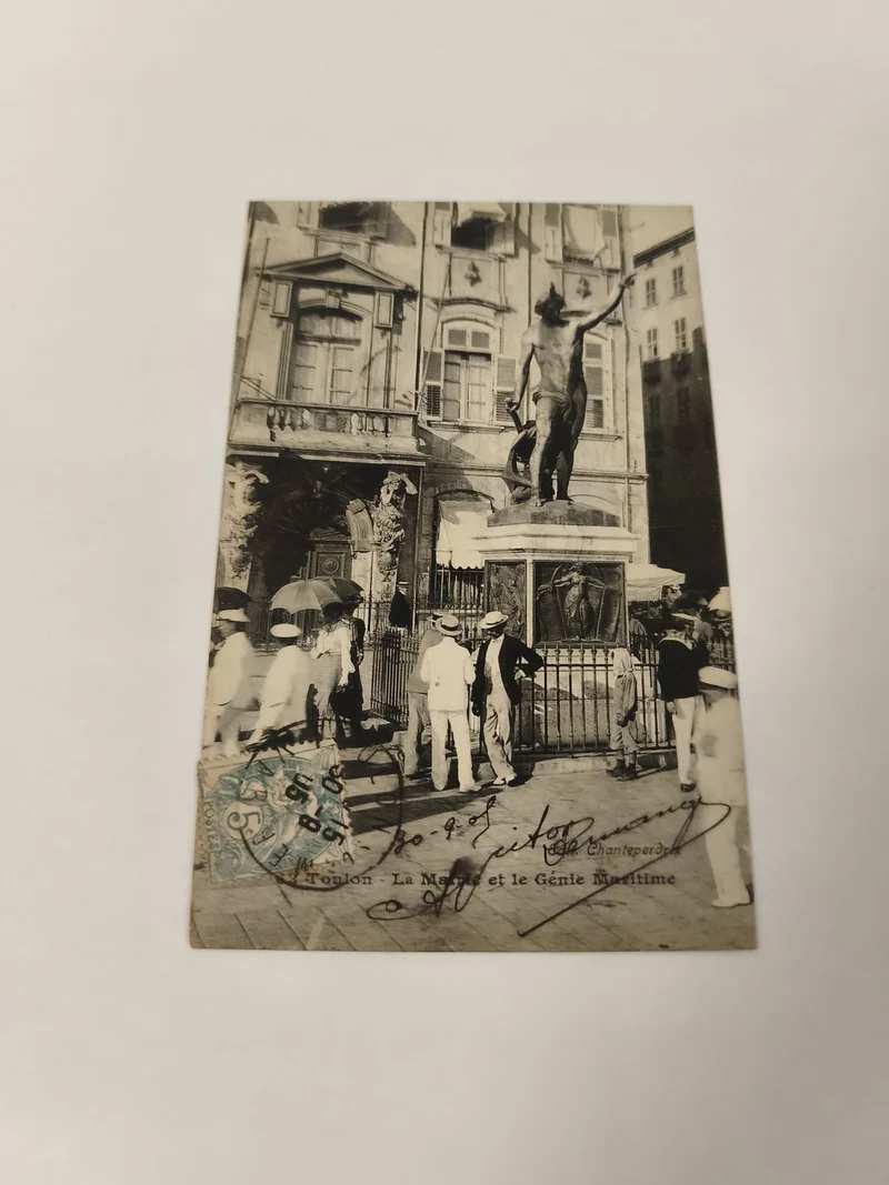 Carte postale ancienne CPA Toulon La Marine et le Génie Maritime écrite timbrée