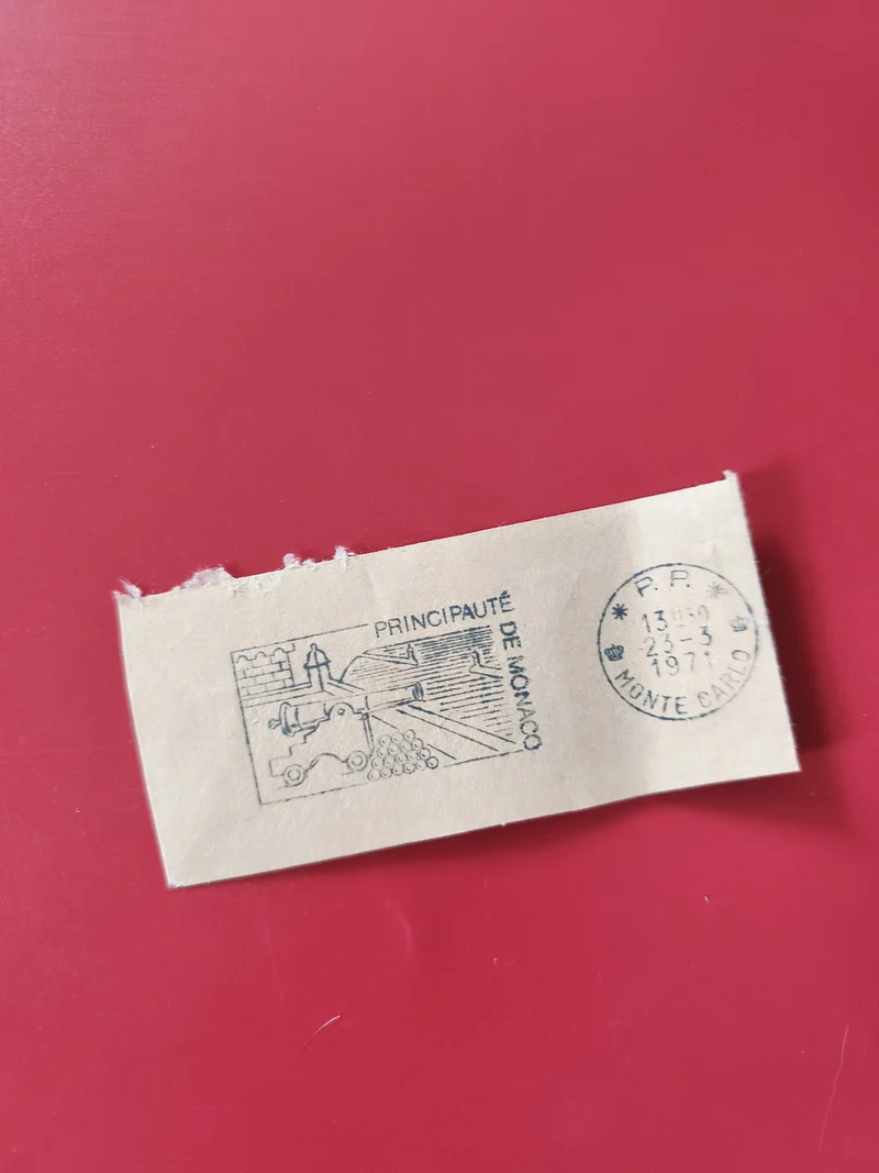 Carte postale philatélie Principauté de Monaco Monte-Carlo oblitérée tampon 1971