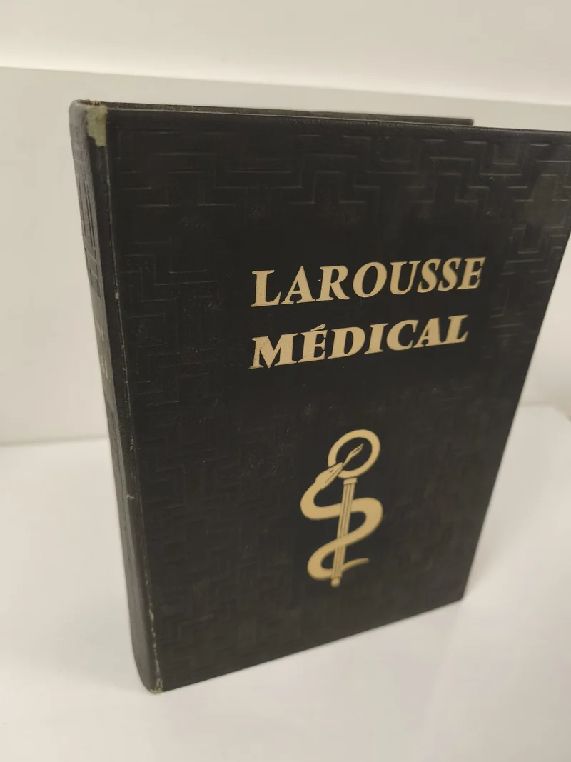 Ancien Larousse Médical grand format, dictionnaire illustré couverture noire