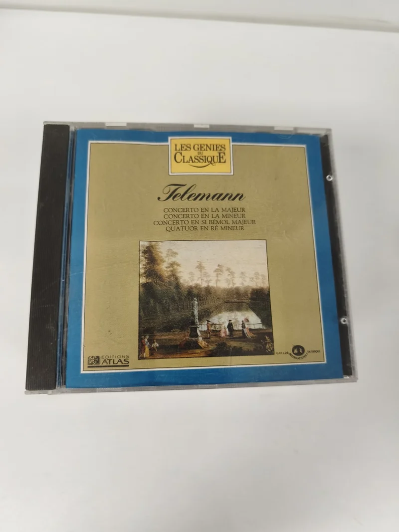 CD Telemann Les Génies du Classique ? Concerto et Quatuor, Éditions Atlas