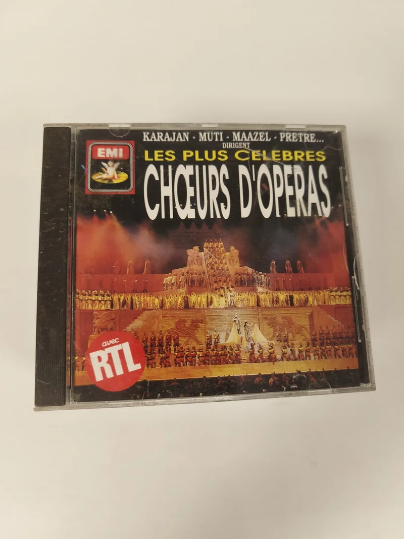 CD Les Plus Célèbres Ch?urs d'Opéras EMI RTL Karajan Muti Maazel Prêtre