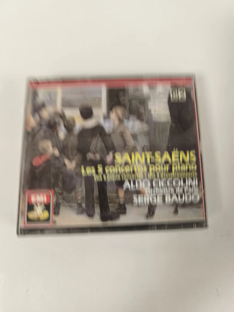 CD Saint-Saëns Les 5 Concertos pour piano Aldo Ciccolini Serge Baudo EMI