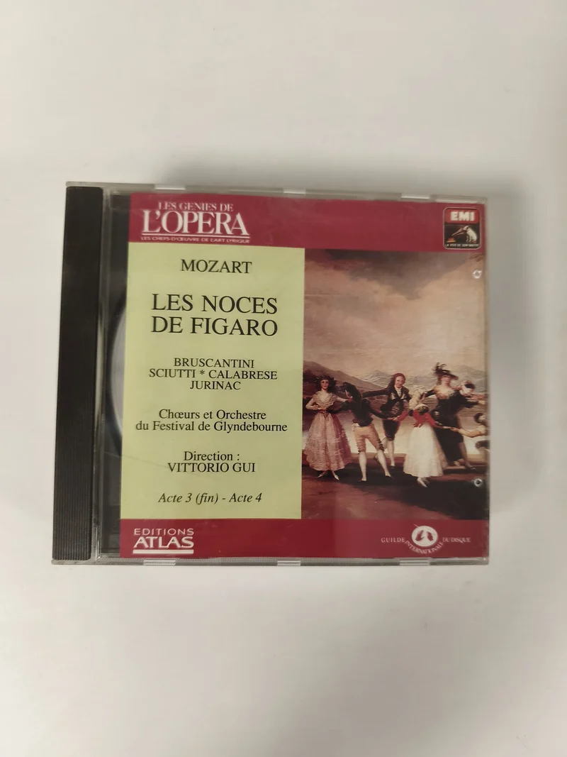 CD Mozart Les Noces de Figaro Opéra Glyndebourne EMI Atlas Ch?urs Orchestre
