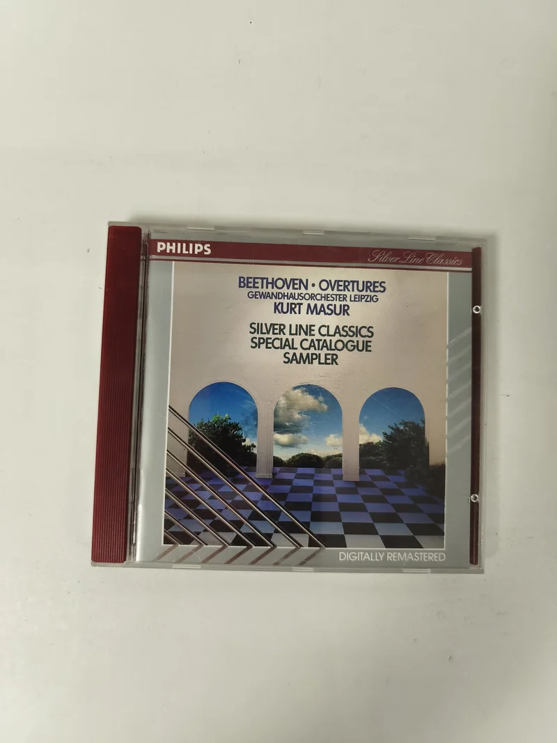 CD Beethoven Ouvertures Kurt Masur Gewandhausorchester Philips Silver Line