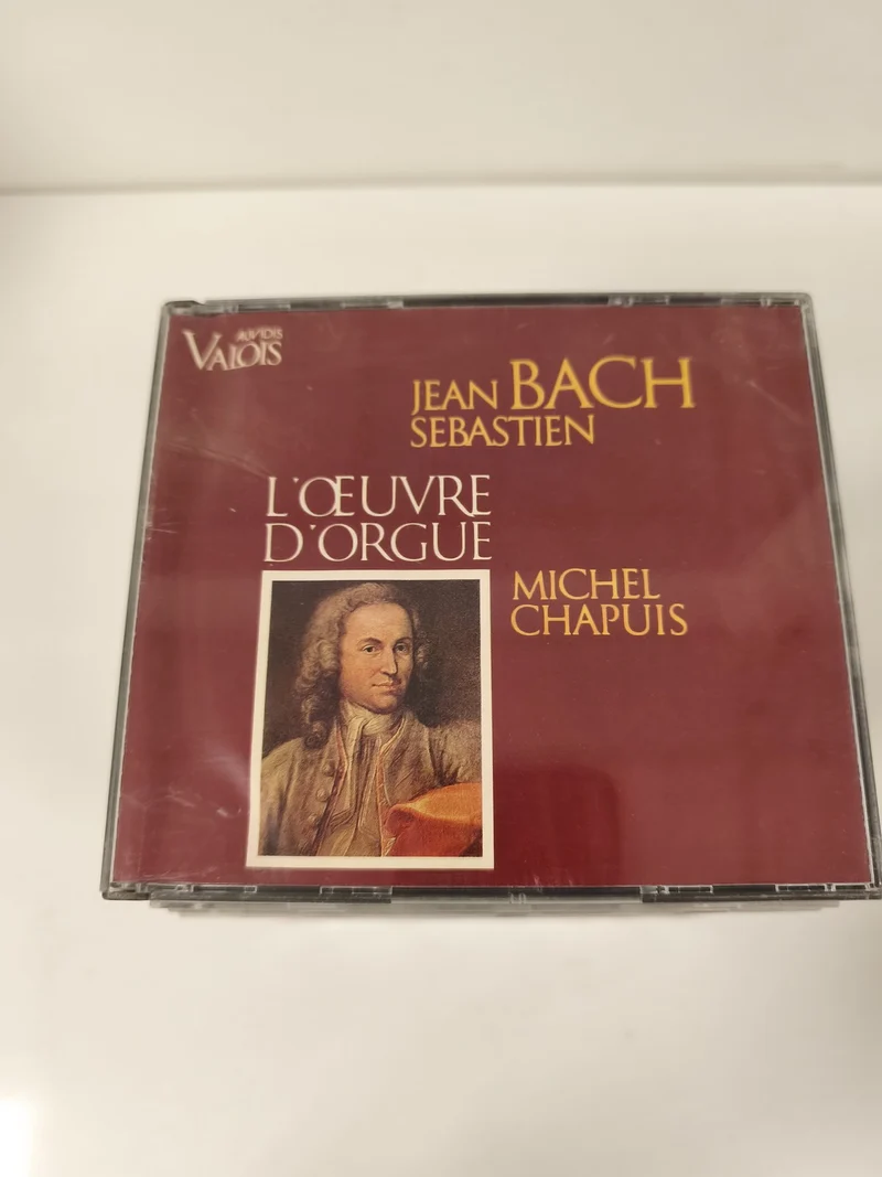 CD Jean-Sébastien Bach L??uvre d?Orgue Michel Chapuis musique classique Valois