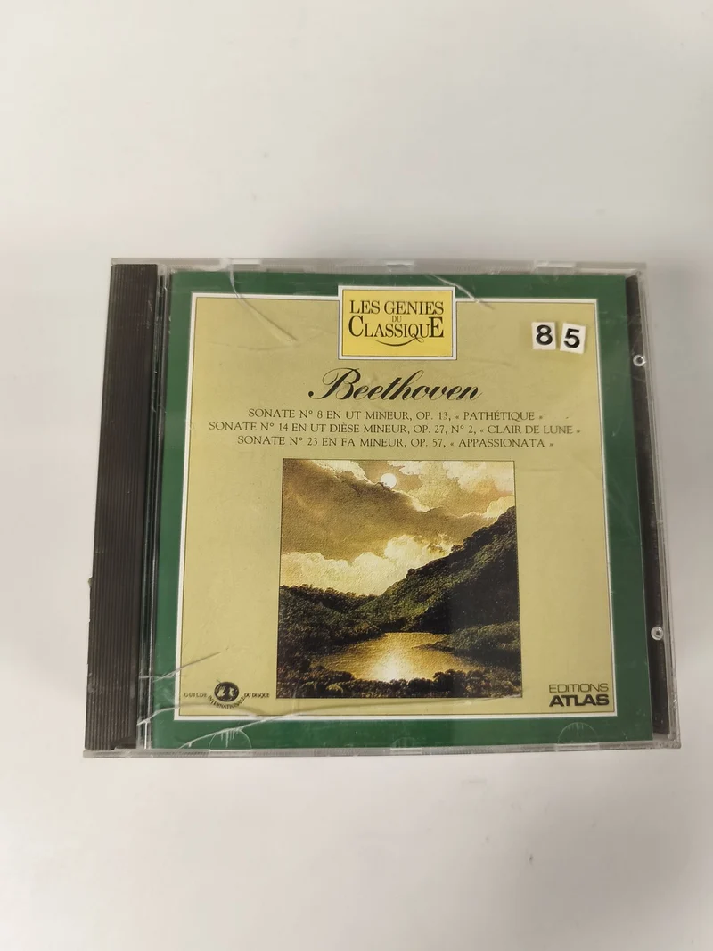 CD Beethoven Les Génies du Classique Atlas Sonates Clair de Lune Pathetique