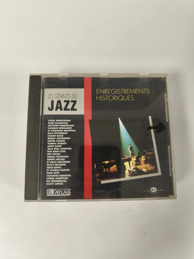 CD 25 Géants du Jazz Enregistrements Historiques Louis Armstrong Fitzgerald