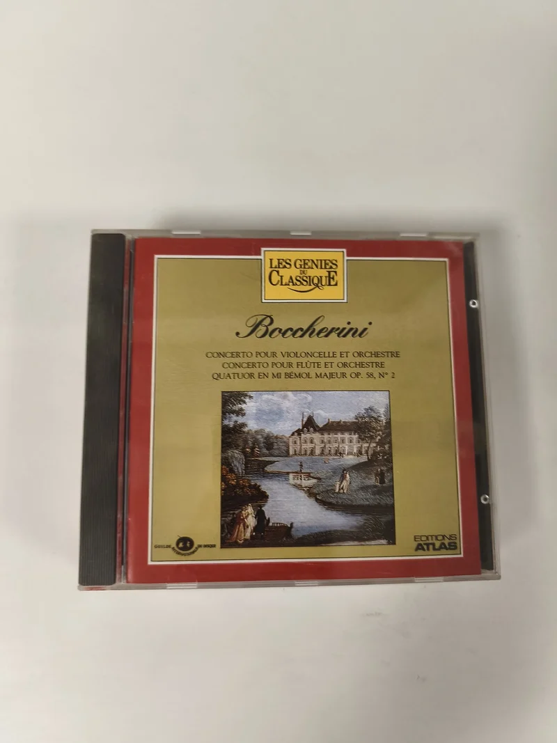 CD Boccherini Les Génies du Classique Concerto Violoncelle Flûte Orchestre