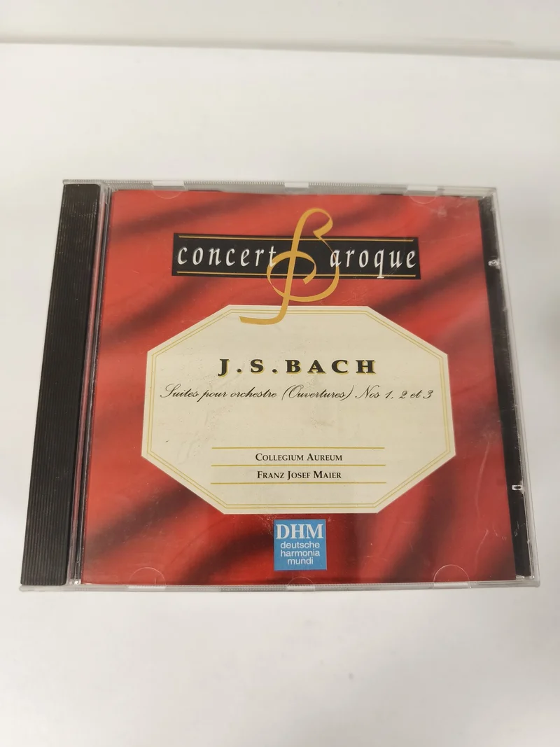 CD J.S. Bach Suites pour orchestre Nos 1 2 3 Collegium Aureum DHM Baroque
