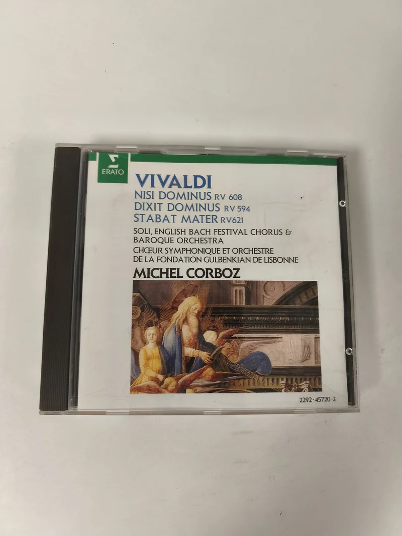 CD Vivaldi Nisi Dominus Dixit Dominus Stabat Mater Michel Corboz Erato