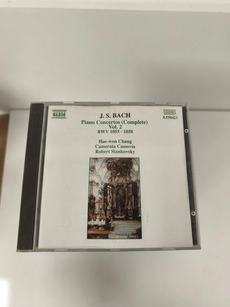 CD J.S. Bach Piano Concertos Vol. 2 BWV 1055-1058 Hae-won Chang Naxos