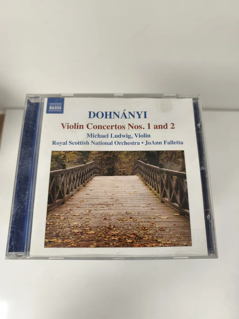 CD Dohnányi Violin Concertos Nos. 1 & 2 Michael Ludwig JoAnn Falletta Naxos