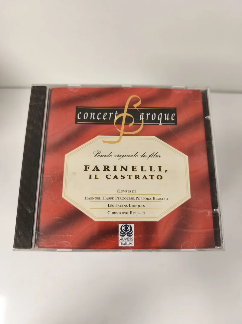 CD Farinelli Il Castrato bande originale film concert baroque Haendel Rousset