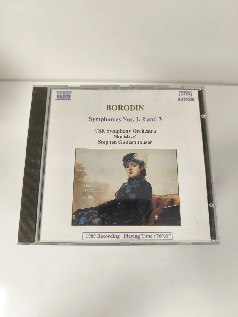 CD Borodin Symphonies Nos. 1 2 3 CSR Symphony Orchestra Gunzenhauser Naxos