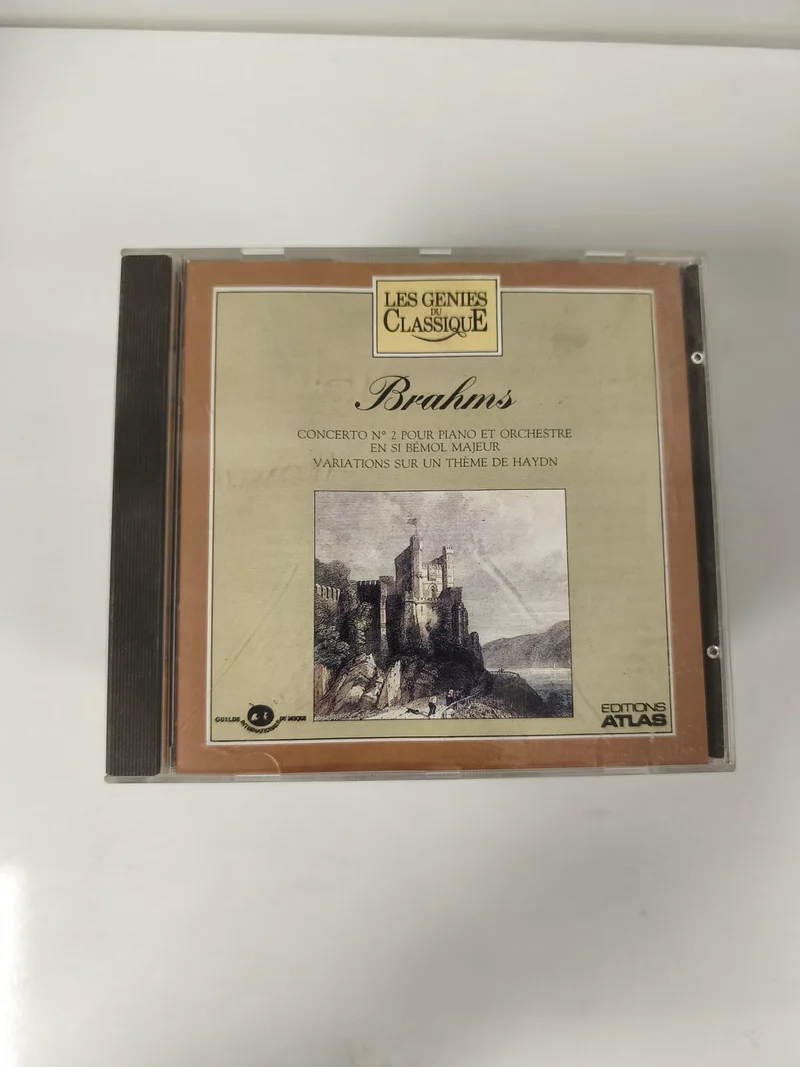 CD Brahms Les Génies du Classique Concerto n°2 Piano Orchestre Atlas