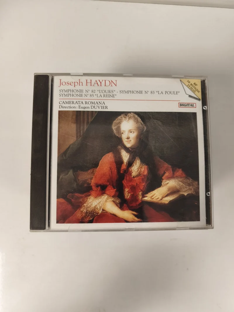 CD Joseph Haydn Symphonies 82 83 85 Camerata Romana Direction Eugen Duvier