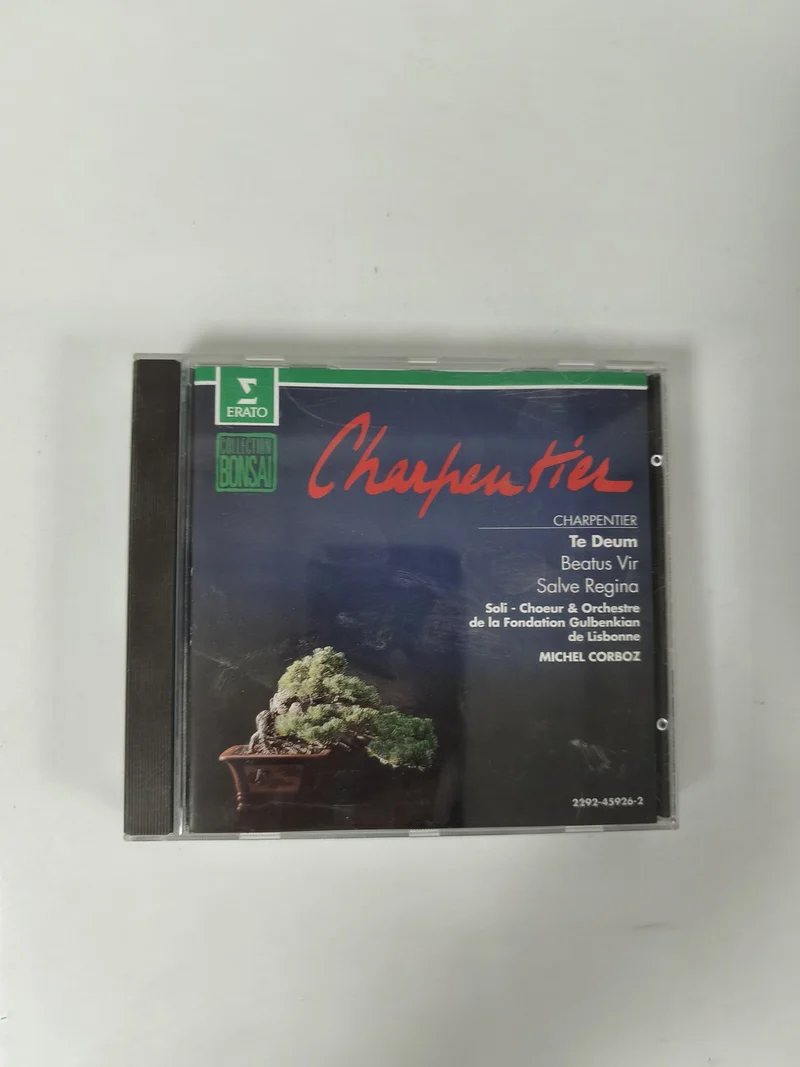 CD Charpentier Te Deum Beatus Vir Salve Regina Michel Corboz Erato Bonsai
