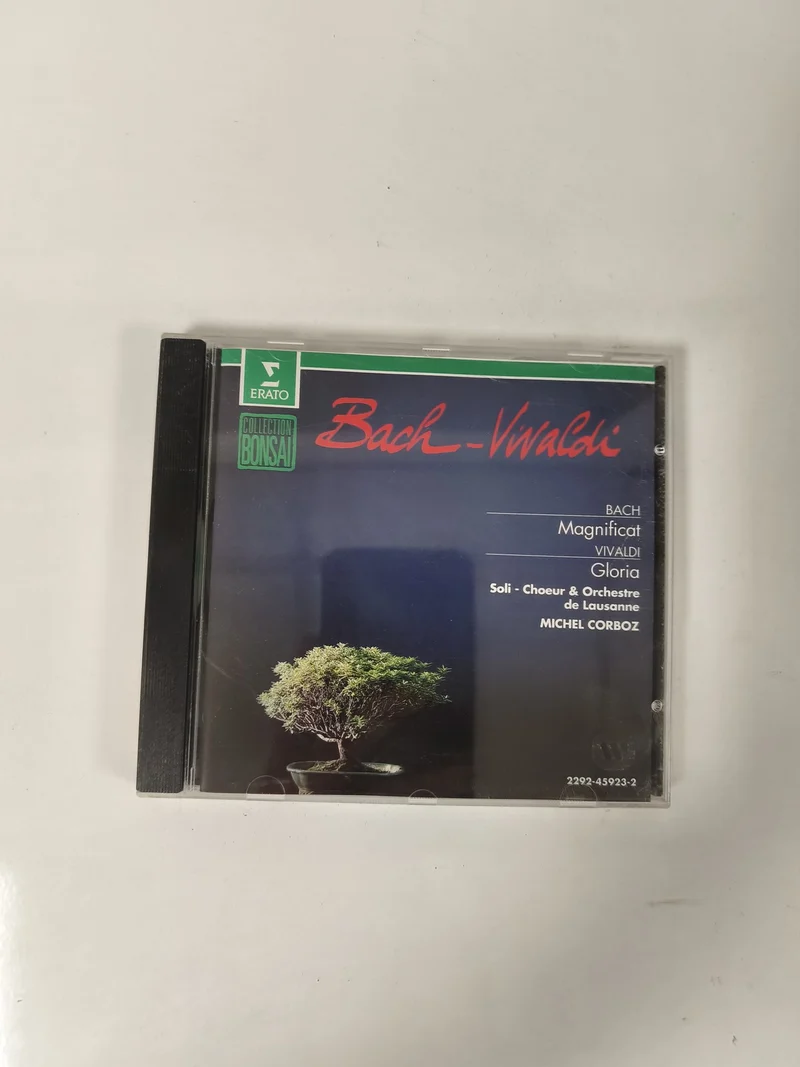 CD Bach Vivaldi Magnificat Gloria Michel Corboz Lausanne Erato Bonsai