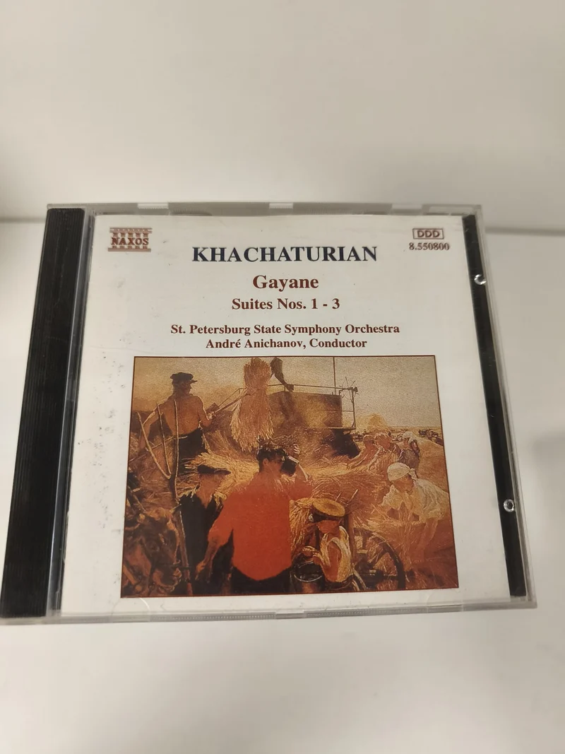 CD Khachaturian Gayane Suites 1-3 St Petersburg Symphony Anichanov Naxos