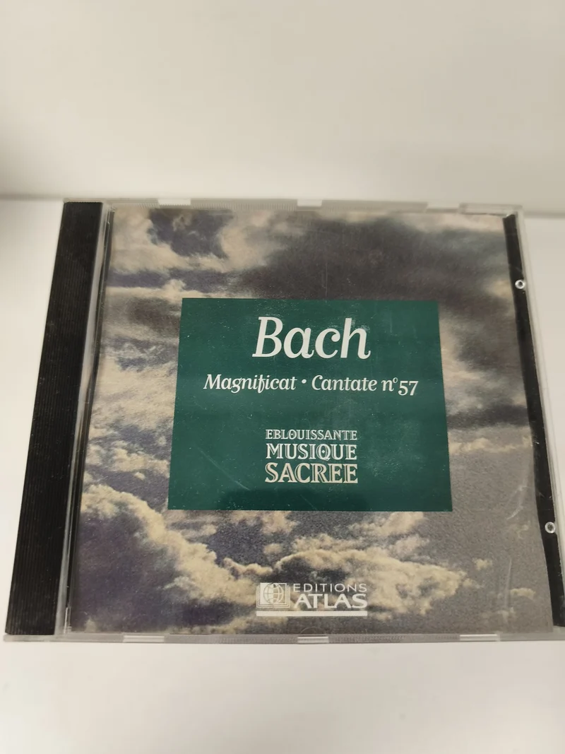 CD Bach Magnificat Cantate n°57 Éditions Atlas musique sacrée nuages