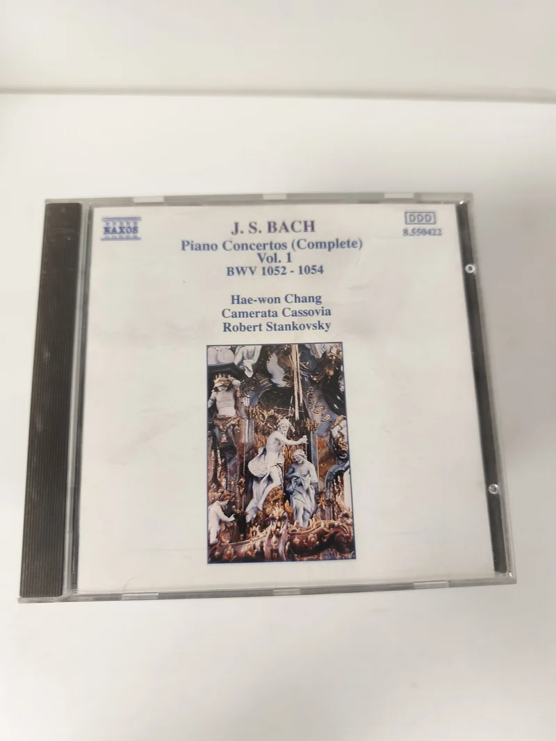 CD J.S. Bach Piano Concertos Vol. 1 BWV 1052-1054 Hae-won Chang Camerata Cassovi