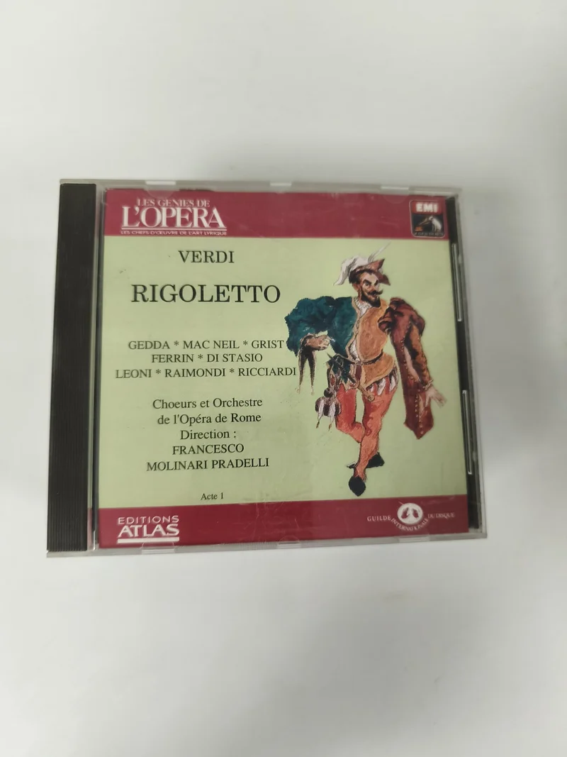 CD Verdi Rigoletto Opéra Acte 1 Editions Atlas Ch?urs Orchestre Rome