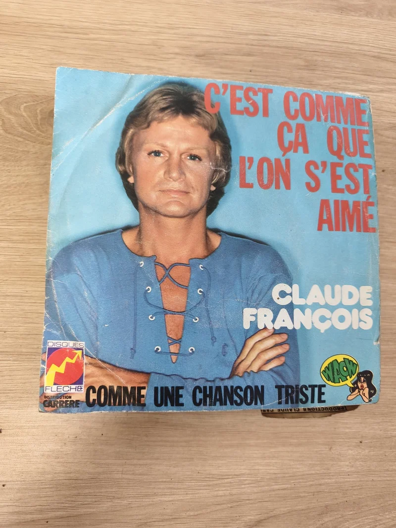 Vinyle 45 tours vintage Claude François ? C?est comme ça que l?on s?est aimé