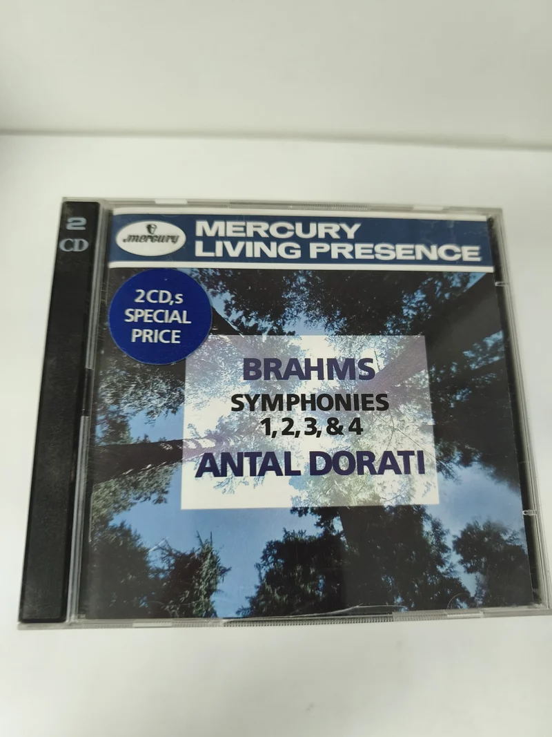 CD Brahms Symphonies 1-4 Antal Dorati Mercury Living Presence 2 disques