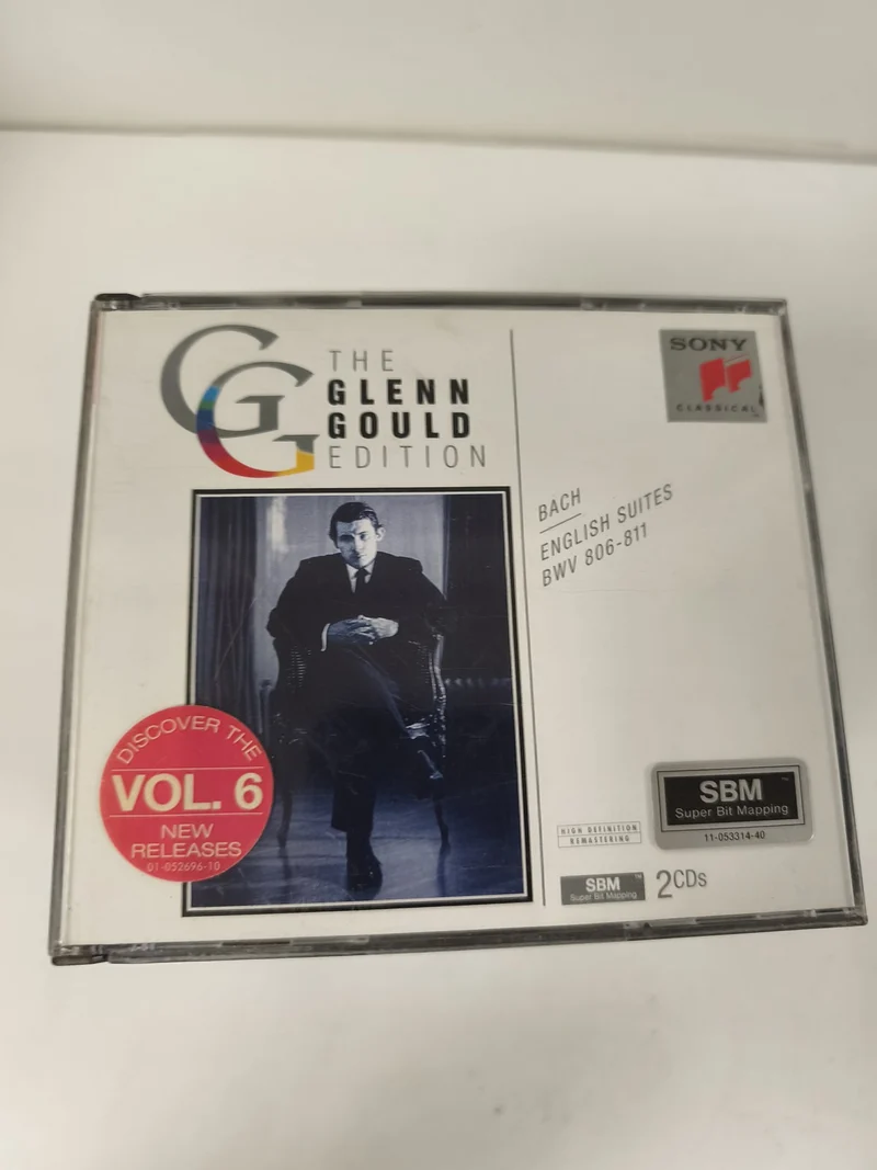 CD Glenn Gould Edition Bach English Suites BWV 806-811 Sony 2CDs SBM