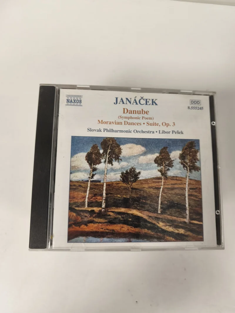 CD Janá?ek Danube Moravian Dances Suite Op.3 Slovak Philharmonic Naxos