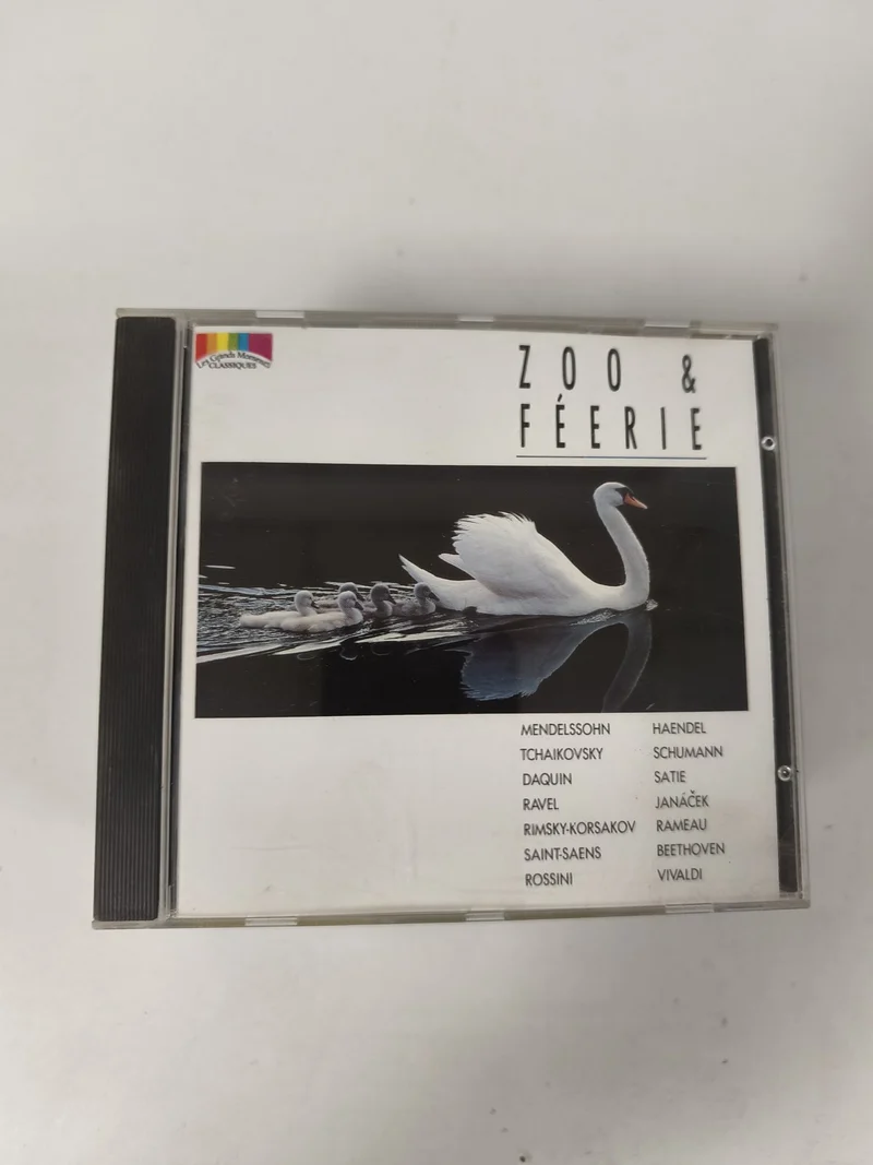 CD Zoo & Féerie Musique Classique Thèmes Animaliers Pochette Cygne