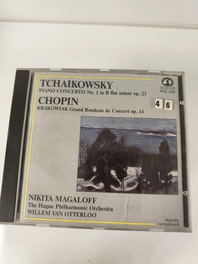 CD Tchaikowsky Chopin Nikita Magaloff Willem Van Otterloo PHC 1136 Classique
