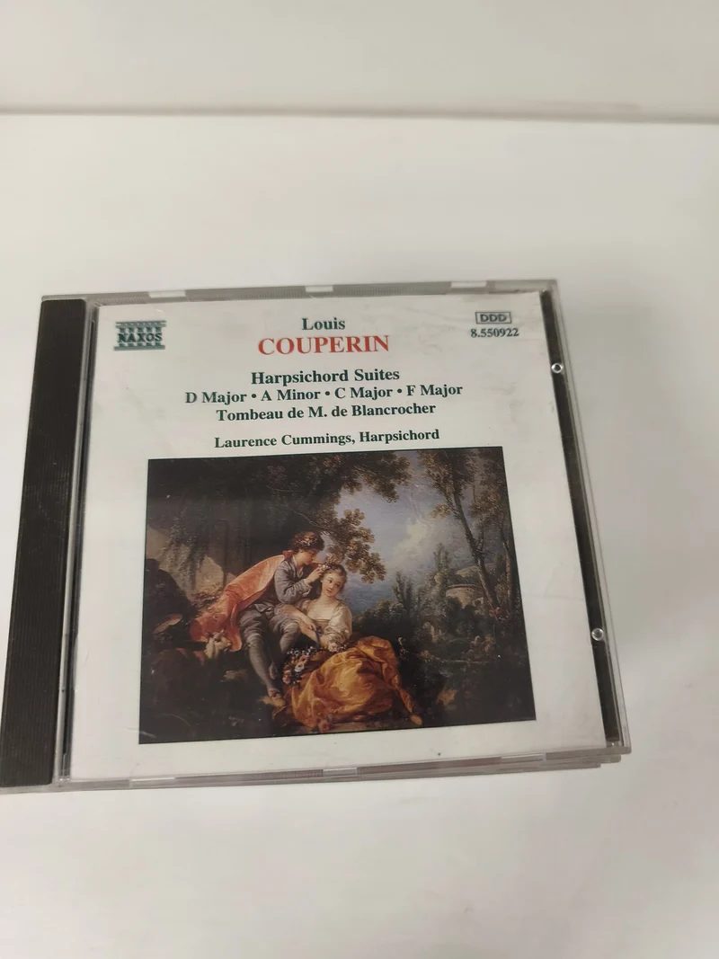 CD Louis Couperin Suites pour clavecin Laurence Cummings Naxos pochette couleur