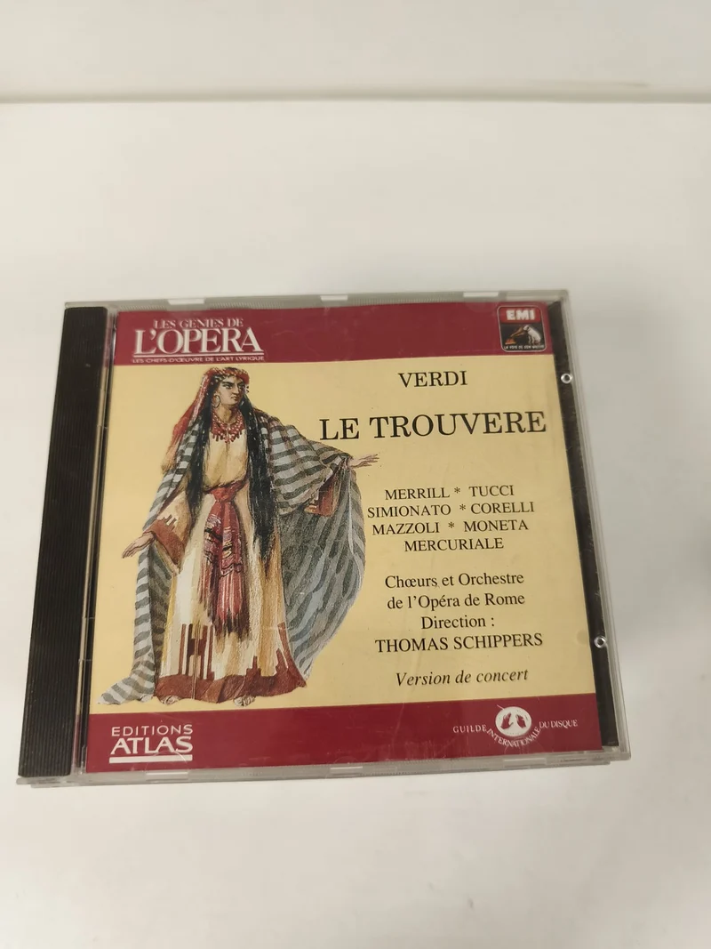 CD Verdi Le Trouvère Opéra ? Editions Atlas, Thomas Schippers, EMI, Ch?ur Rome