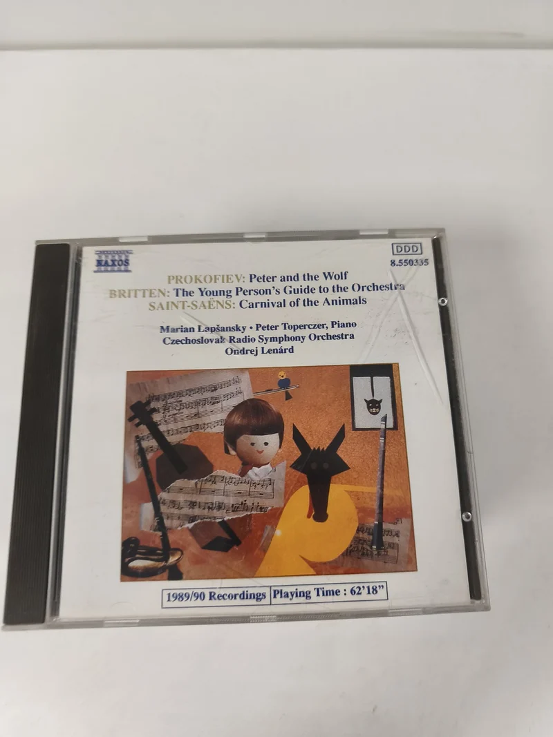 CD Prokofiev Britten Saint-Saëns Peter and the Wolf Young Person?s Guide