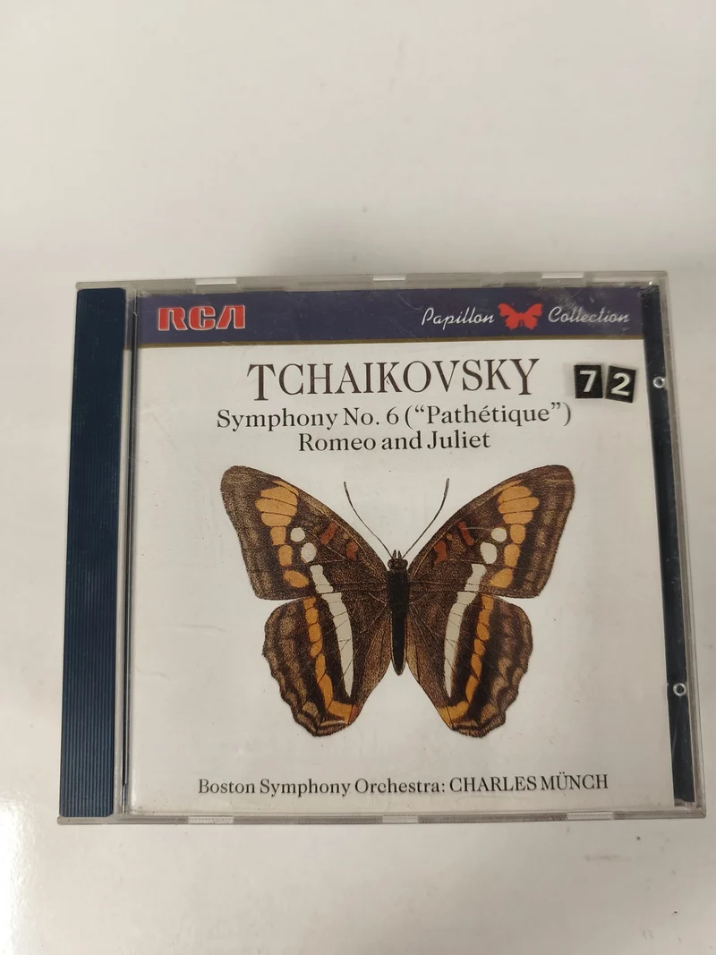 CD Tchaikovsky Symphony No. 6 Pathétique Romeo Juliet Papillon Boston Munch