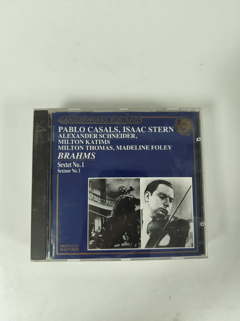 CD Brahms Sextet No.1 Pablo Casals Isaac Stern Masterworks Portrait Classique