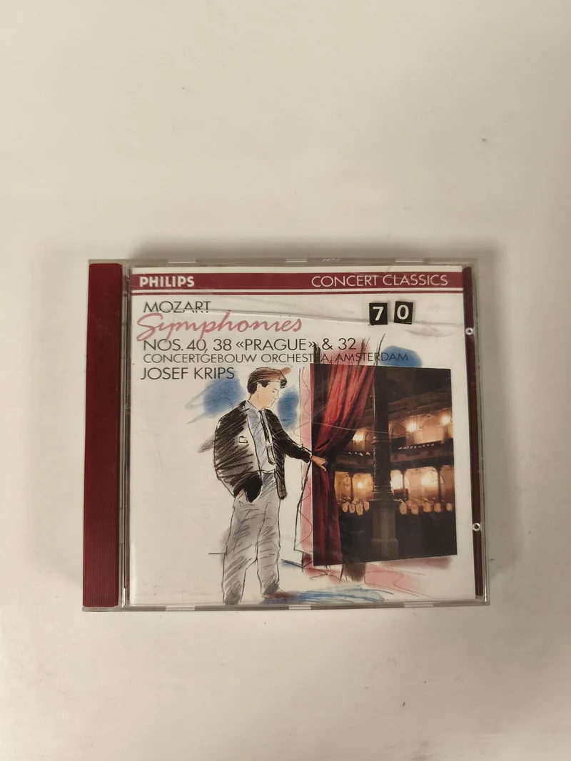 CD Mozart Symphonies 40 38 32 Concertgebouw Orchestra Amsterdam Josef Krips