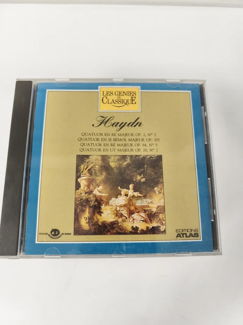 CD Haydn Les Génies du Classique Quatuors Editions Atlas Boîtier Bleu