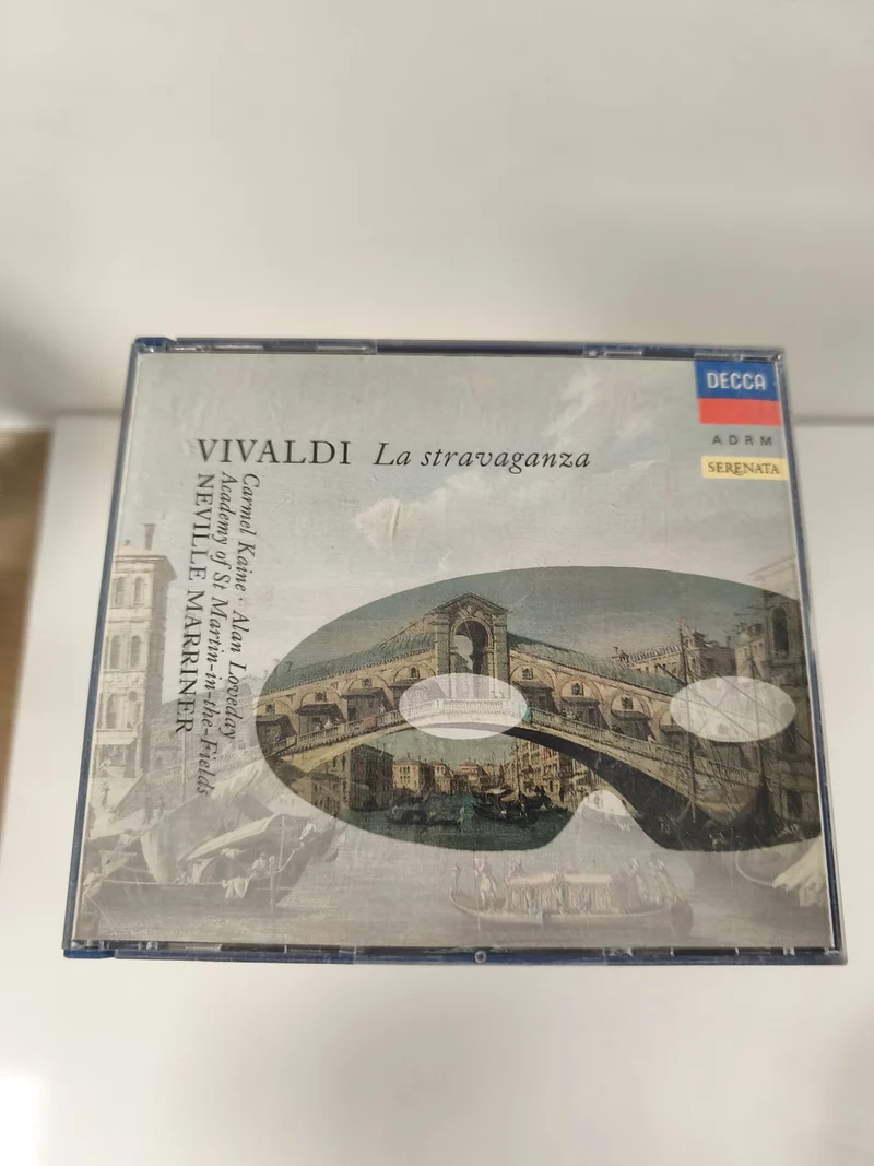 CD Vivaldi La Stravaganza Decca Marriner pochette Venise masque
