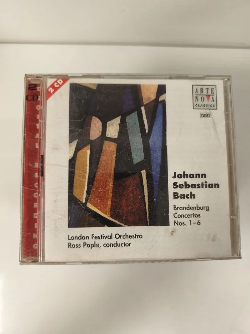 CD 2 disques Bach Brandenburg Concertos 1-6 London Festival Orchestra