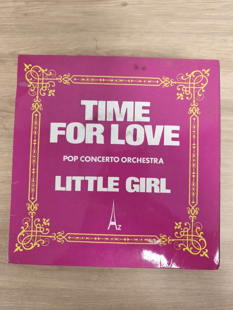 Vinyle 45T Pop Concerto Orchestra Time For Love Little Girl pochette rose