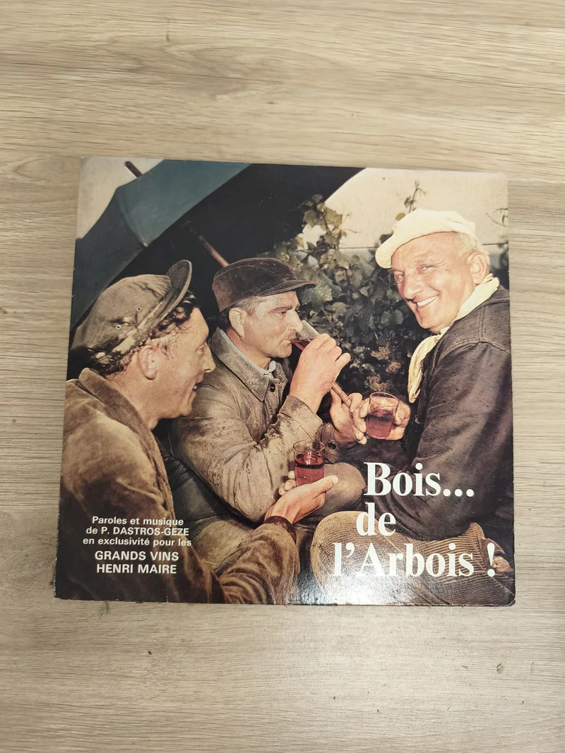 Vinyle 45T Bois de l?Arbois Grands Vins Henri Maire P. Dastros-Geze pochette cou