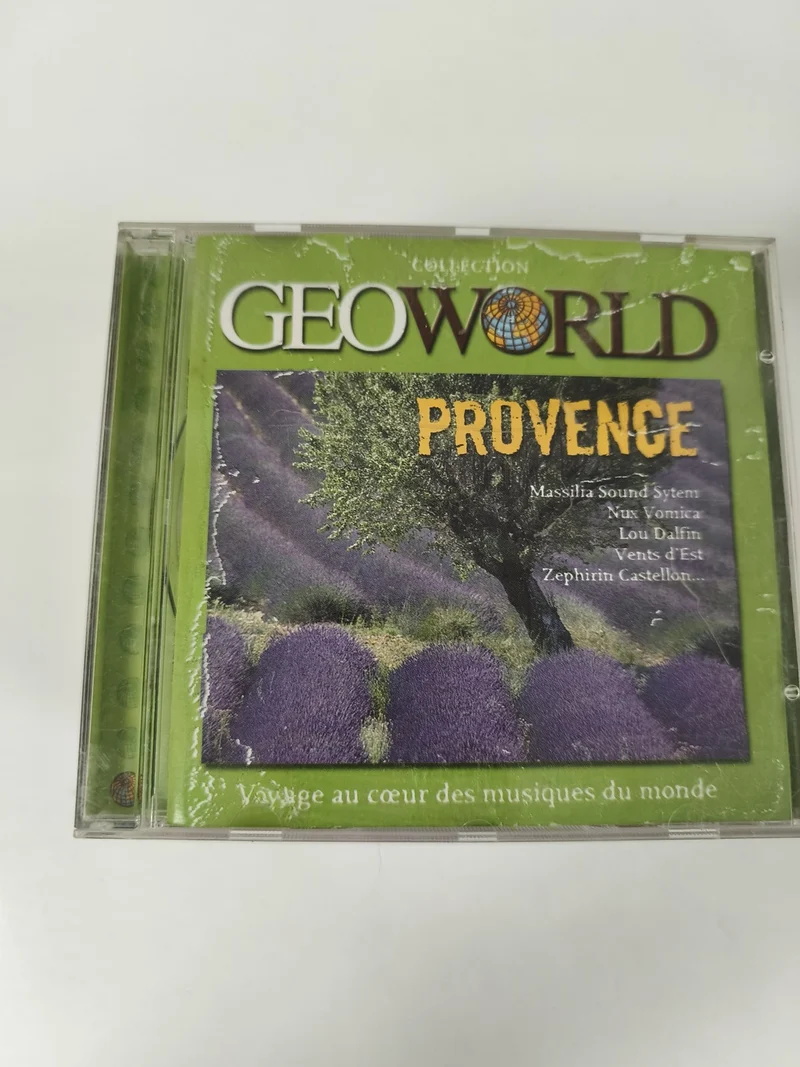 CD GEO World Provence ? Musiques du monde, paysage lavandes, occasion